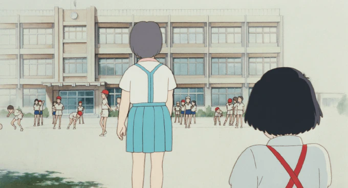 **Fig. 3.1** *Young Taeko sits out of PE after catching a cold, worried her peers will think she’s on her period* Image of Taeko sitting out of PE